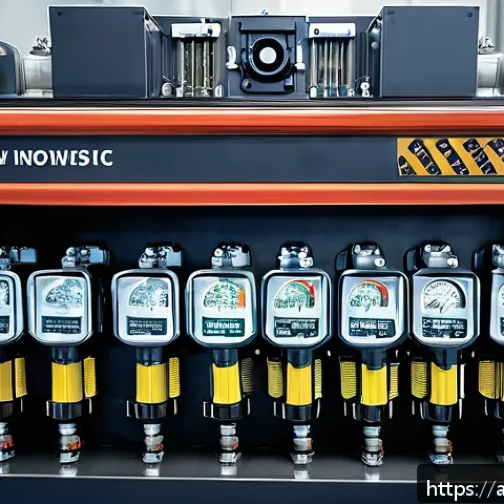 대형 트럭의 최신 엔진 기술 - A modern heavy-duty truck engine room showcasing advanced electronic fuel injection technology, with...